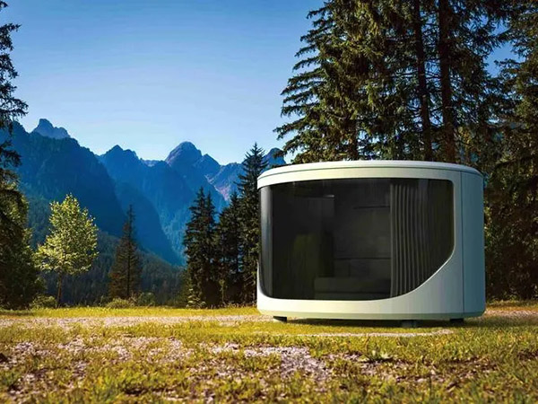 移動太空艙作為民宿都